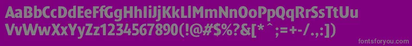 fuente Dendanewblackcondc – Fuentes Grises Sobre Fondo Morado
