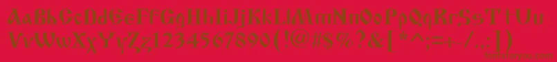 En savoir plus sur la police Cyrillic Old Police Cyrillic Old – polices brunes sur fond rouge