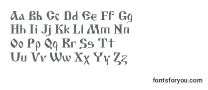 Cyrillic Old -fontin tarkastelu