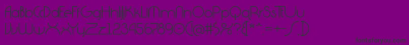 Diagano Font – Black Fonts on Purple Background