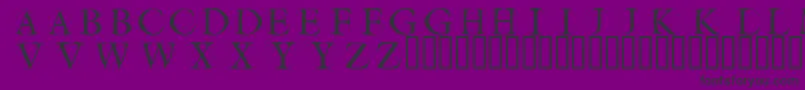 Шрифт Circleinitialsfree – чёрные шрифты на фиолетовом фоне