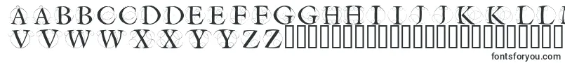 Circleinitialsfree-fontti – jyrkät fontit