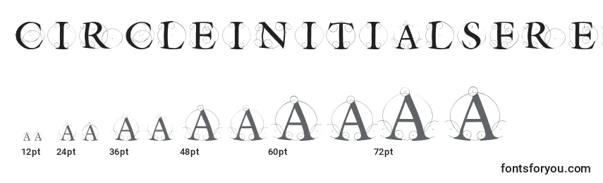 Circleinitialsfree Font Sizes