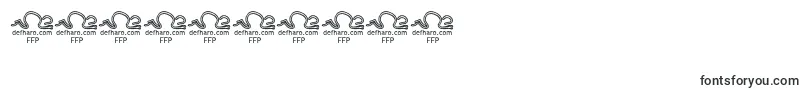 フォントPenitenciaInlineDemoFfp – 数字と数値のためのフォント