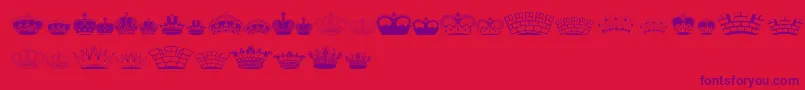 Más sobre la fuente Intellectacrowns fuente Intellectacrowns – Fuentes Moradas Sobre Fondo Rojo