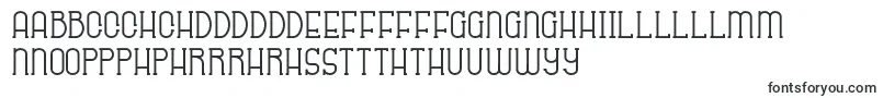 Sabitype-Schriftart – walisische Schriften
