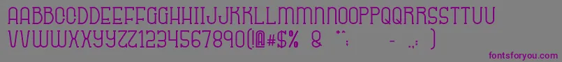 Sabitype Font – Purple Fonts on Gray Background
