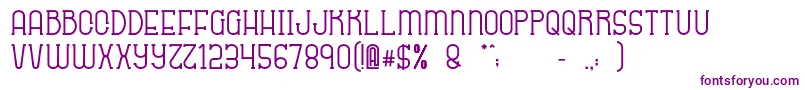 Sabitype Font – Purple Fonts on White Background