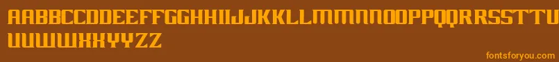 GhostRiderMovie Font – Orange Fonts on Brown Background