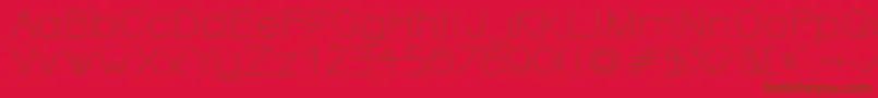 Шрифт OrmontOutline – коричневые шрифты на красном фоне