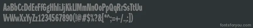 fuente DynagroteskdxcBold – Fuentes Grises Sobre Fondo Negro