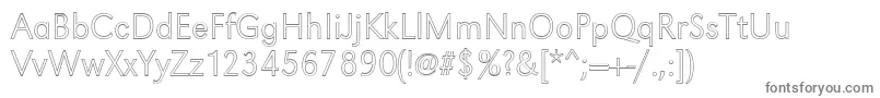 GroteskouXlightRegular Font – Gray Fonts