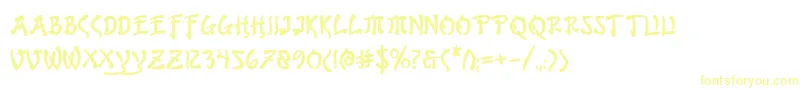 Bushidob Font – Yellow Fonts
