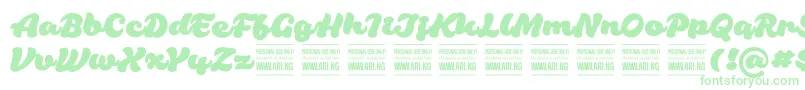 HabaneroPersonalUseOnly Font – Green Fonts