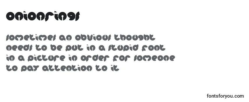OnionRings Font