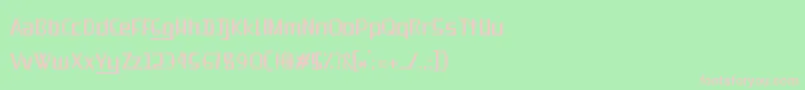 Robustlybrewing Font – Pink Fonts on Green Background