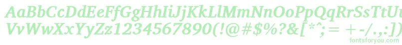 Fonte VelekaBolditalic – fontes verdes