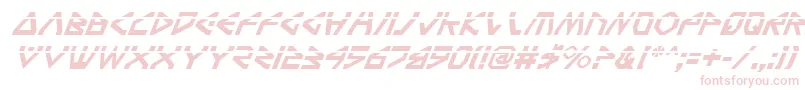 TerraFirmaLaserItalic Font – Pink Fonts on White Background