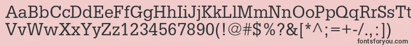 Glyphaltstd Font – Black Fonts on Pink Background