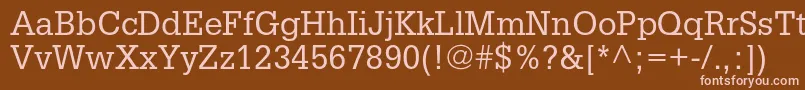 Шрифт Glyphaltstd – розовые шрифты на коричневом фоне