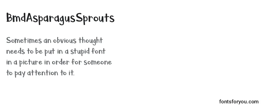 BmdAsparagusSprouts Font