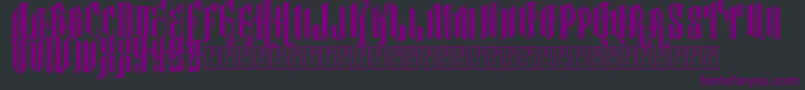 VtksClassicalHit Font – Purple Fonts on Black Background