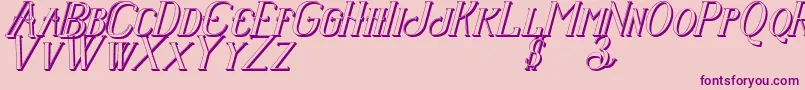 More about Senandungmalamitalicbold3D Font Senandungmalamitalicbold3D Font – Purple Fonts on Pink Background