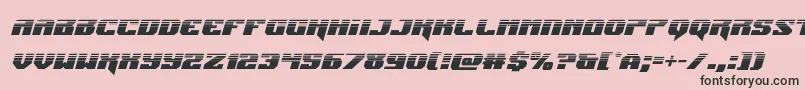 Jumpershalfital Font – Black Fonts on Pink Background