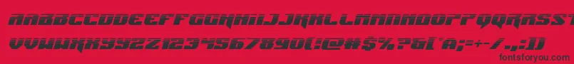 fuente Jumpershalfital – Fuentes Negras Sobre Fondo Rojo