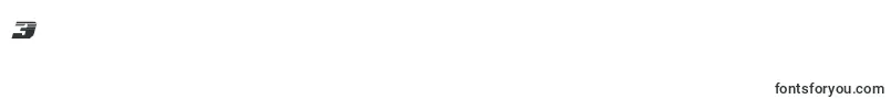 Jumpershalfital Font – Fonts for Digit 3