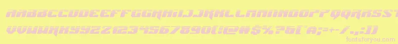 Jumpershalfital Font – Pink Fonts on Yellow Background