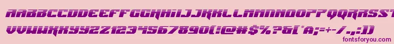 Jumpershalfital Font – Purple Fonts on Pink Background