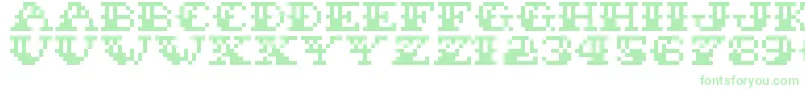 SailorStitch Font – Green Fonts on White Background