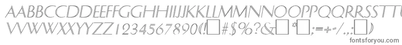 fuente DelphinItalic – Fuentes Grises