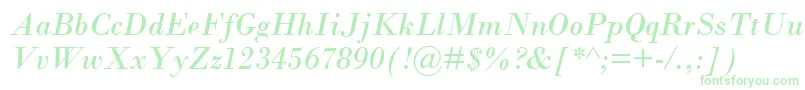 Santeeitalic Font – Green Fonts