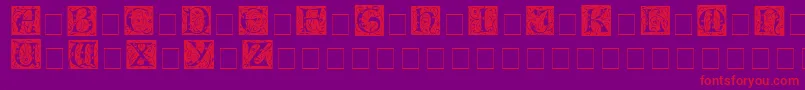 En savoir plus sur la police IlluminationessidisplaycapsMedium Police IlluminationessidisplaycapsMedium – polices rouges sur fond violet