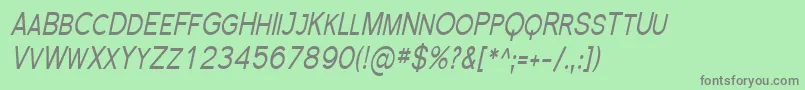 Lisätietoja Florsn28-fontista Florsn28-fontti – harmaat kirjasimet vihreällä taustalla