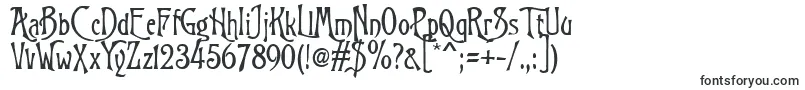 Шрифт Trinigan – шрифты для вывесок