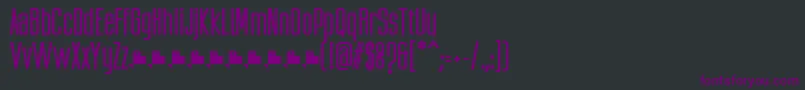 UbicadaBoldFfp Font – Purple Fonts on Black Background