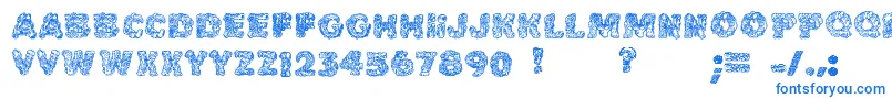 Cakefrostingdecorative Font – Blue Fonts