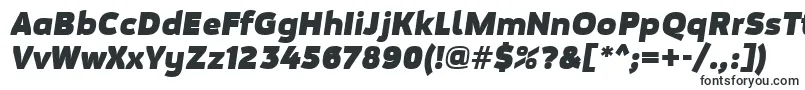 MovaviGrotesqueBlackItalic-fontti – Insinöörifontit