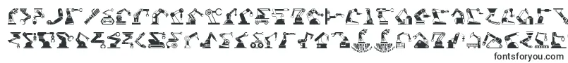 RoboticArm-Schriftart – Tafel- und Schilderschriften