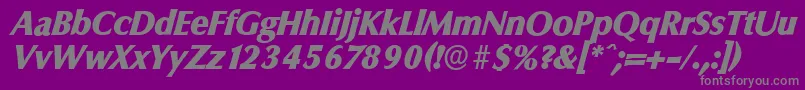 Saiba mais sobre a fonte ColumbiaserialHeavyItalic Fonte ColumbiaserialHeavyItalic – fontes cinzas em um fundo violeta