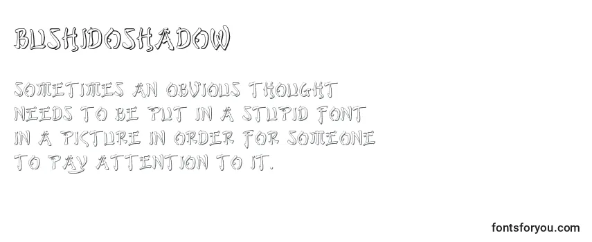 Review of the BushidoShadow Font
