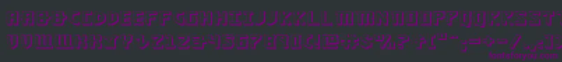 KhazadDum3DExpanded Font – Purple Fonts on Black Background