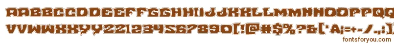 Шрифт Nuevopassionacad – коричневые шрифты