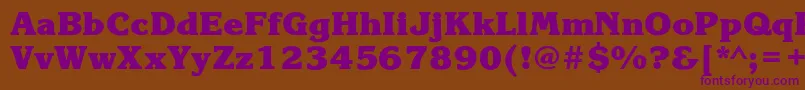 More about KorinnablackcHeavy Font KorinnablackcHeavy Font – Purple Fonts on Brown Background