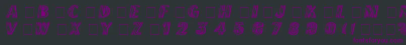 FrenchFlashRus Font – Purple Fonts on Black Background
