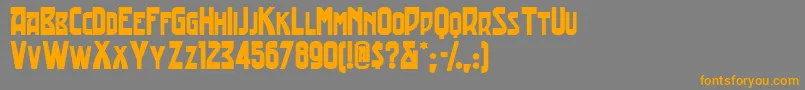 Подробнее о шрифте Tradingpostnf Шрифт Tradingpostnf – оранжевые шрифты на сером фоне