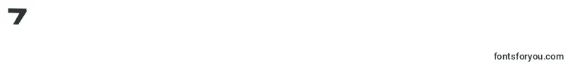 ChunkyMunkyOne-Schriftart – Schriften für die Ziffer 7